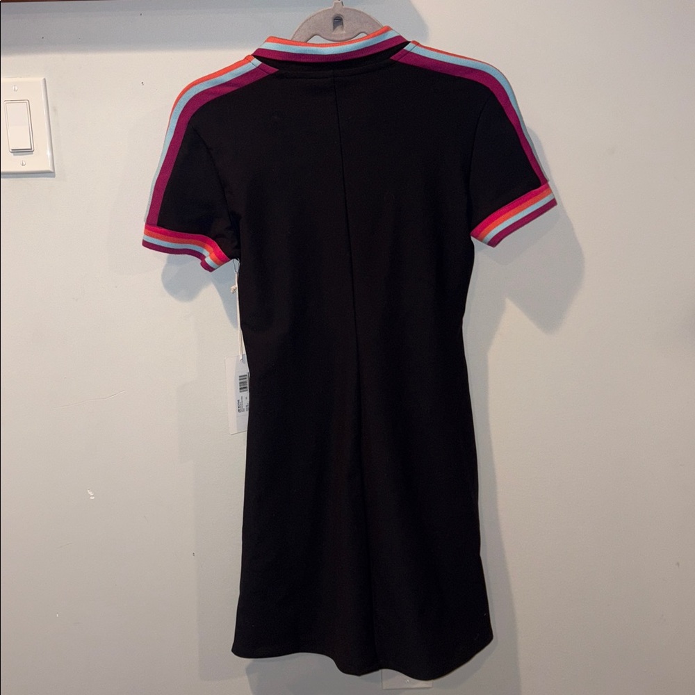 NEW Johnny Was Bee Active Polo Golf Dress Black/Pink Size XS - Picture 7 of 13
